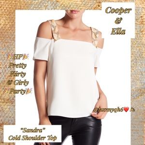 cooper & ella Cold Shoulder Top 🎉HP🎉
